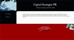 Desktop Screenshot of capitolstrategiespr.com